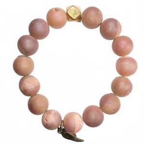 NEW OMI women's into the sunset sedona druzy bracelet in pink